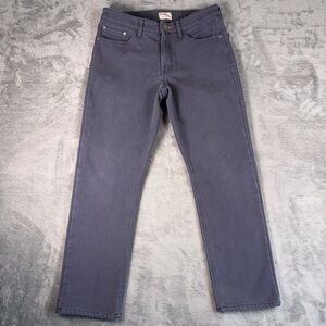 Weatherproof Vintage Fleece Lined Jeans Men's 30x30 Gray Straight Stretch Denim
